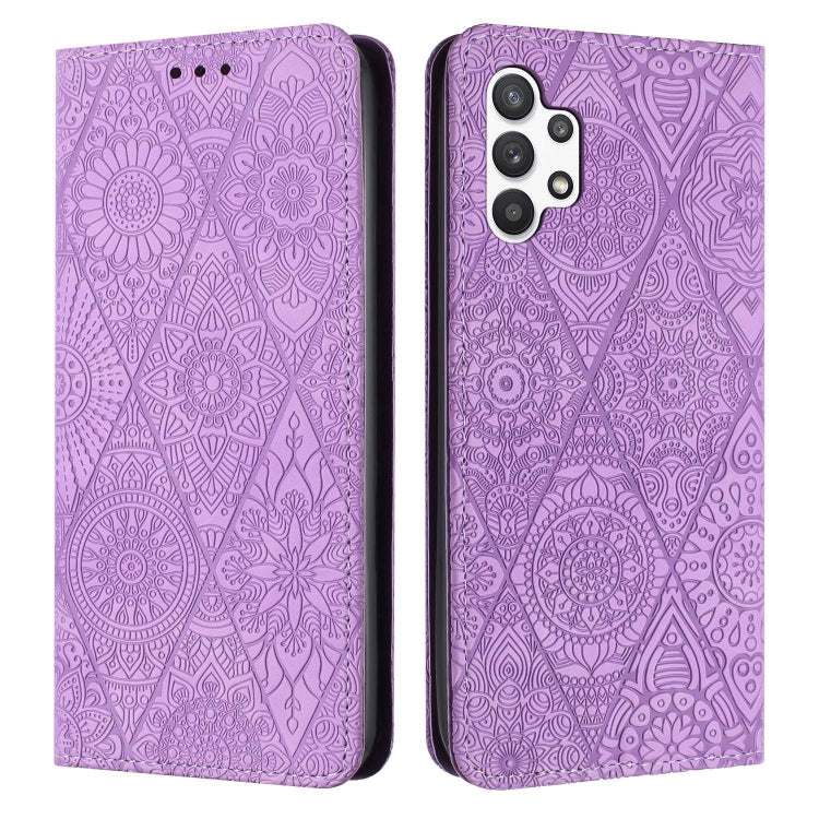 Ethnic Embossed Adsorption Leather Phone Case