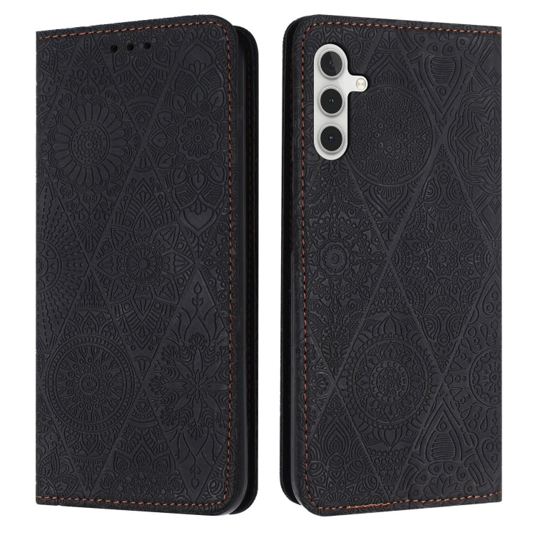 Ethnic Embossed Adsorption Leather Phone Case