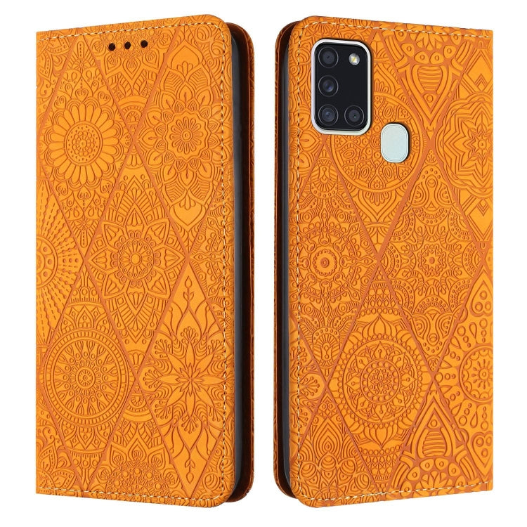 Ethnic Embossed Adsorption Leather Phone Case