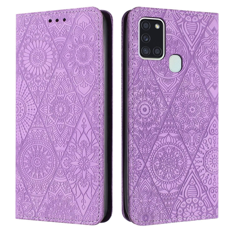 Ethnic Embossed Adsorption Leather Phone Case