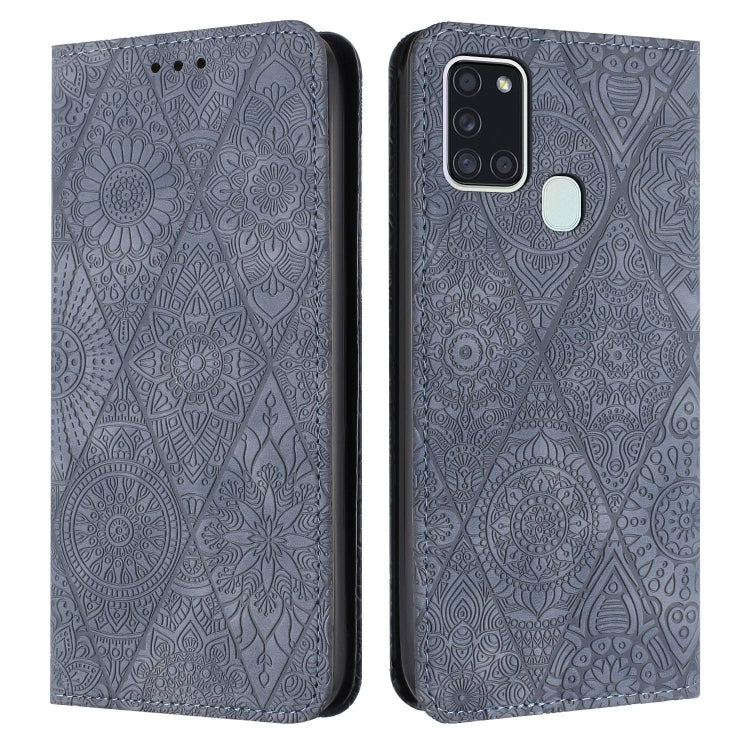 Ethnic Embossed Adsorption Leather Phone Case