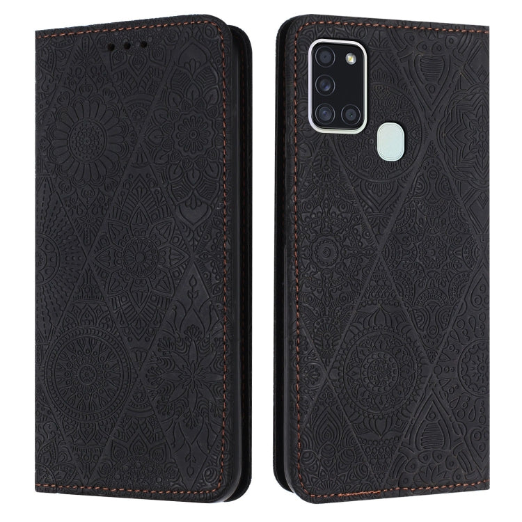 Ethnic Embossed Adsorption Leather Phone Case