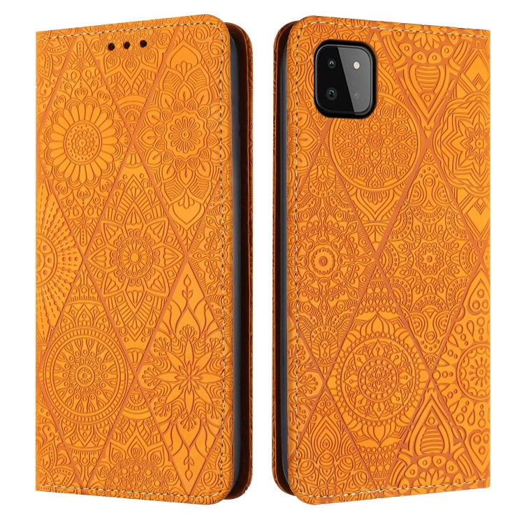 Ethnic Embossed Adsorption Leather Phone Case