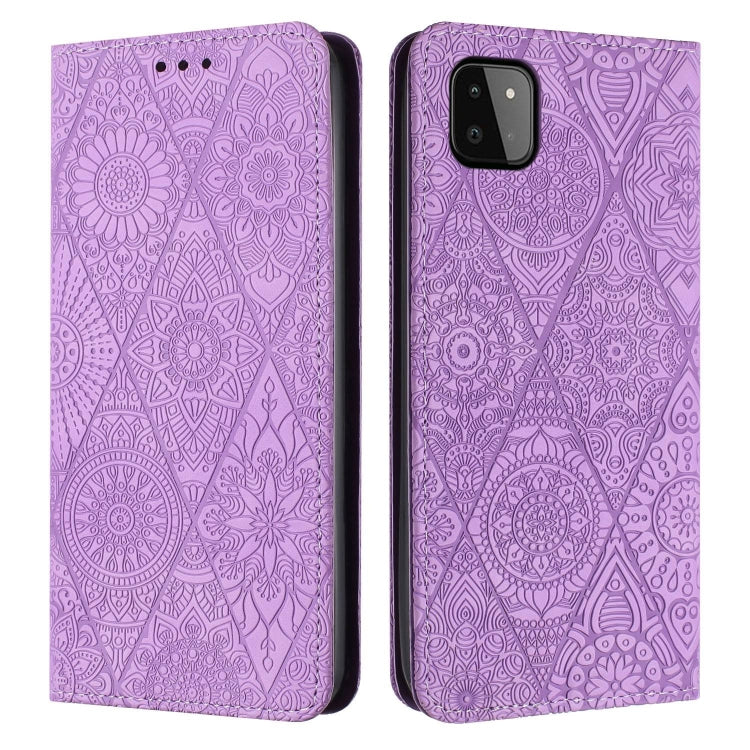 Ethnic Embossed Adsorption Leather Phone Case