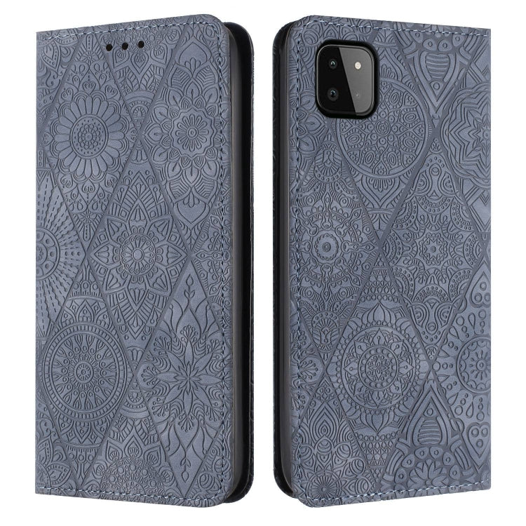 Ethnic Embossed Adsorption Leather Phone Case