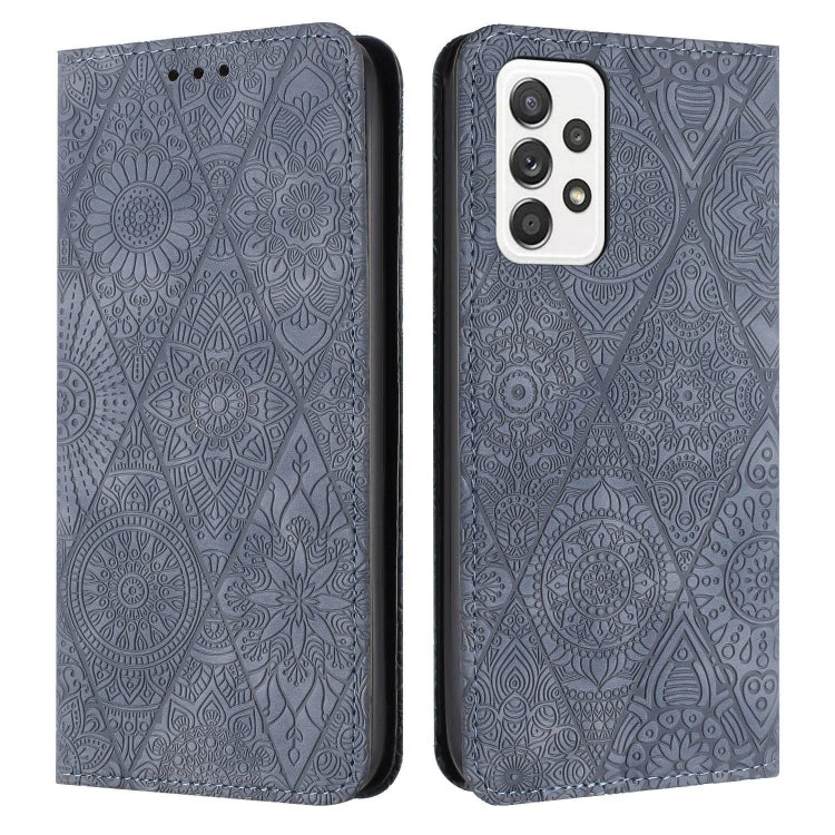 Ethnic Embossed Adsorption Leather Phone Case