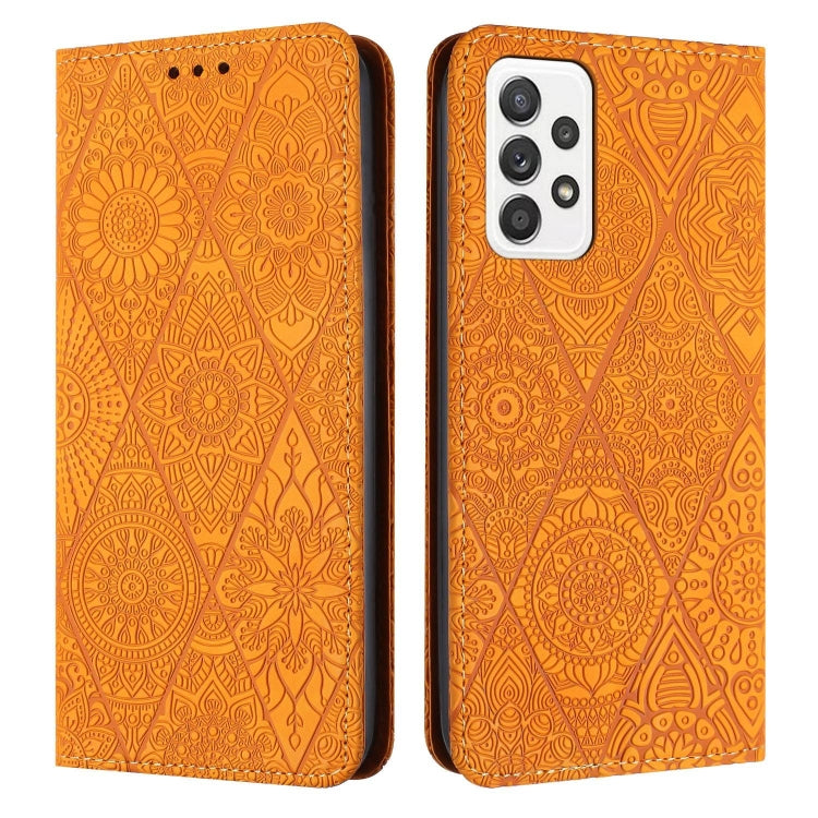 Ethnic Embossed Adsorption Leather Phone Case