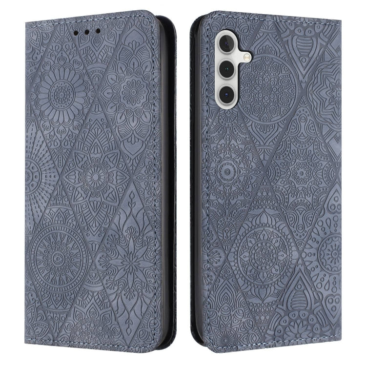 Ethnic Embossed Adsorption Leather Phone Case