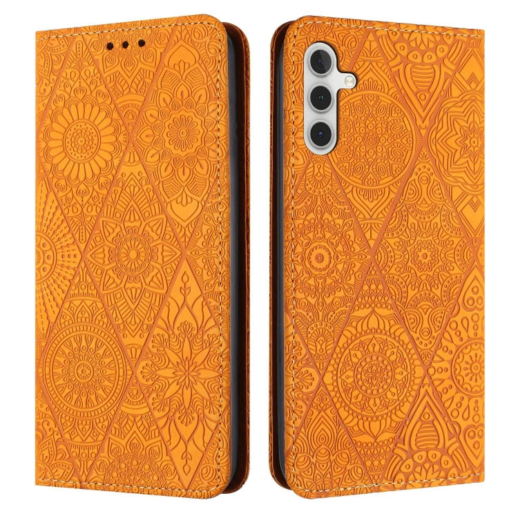 Ethnic Embossed Adsorption Leather Phone Case