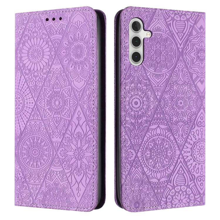 Ethnic Embossed Adsorption Leather Phone Case