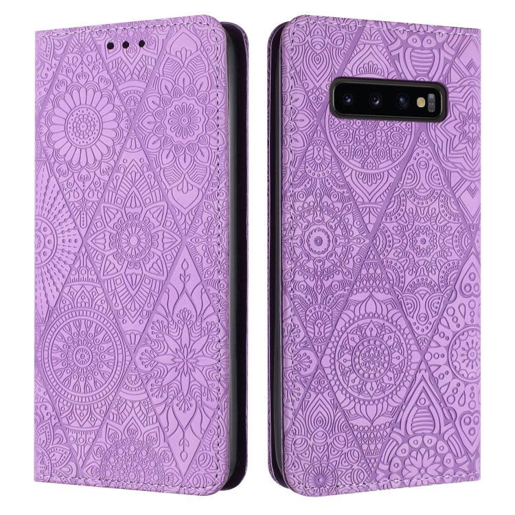 Ethnic Embossed Adsorption Leather Phone Case
