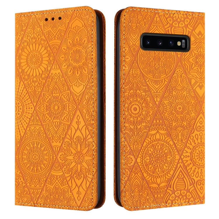 Ethnic Embossed Adsorption Leather Phone Case