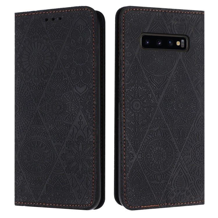 Ethnic Embossed Adsorption Leather Phone Case