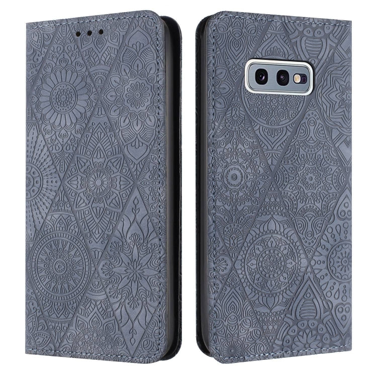 Ethnic Embossed Adsorption Leather Phone Case