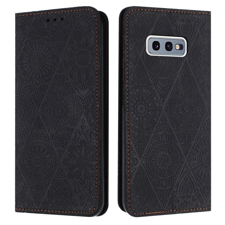 Ethnic Embossed Adsorption Leather Phone Case