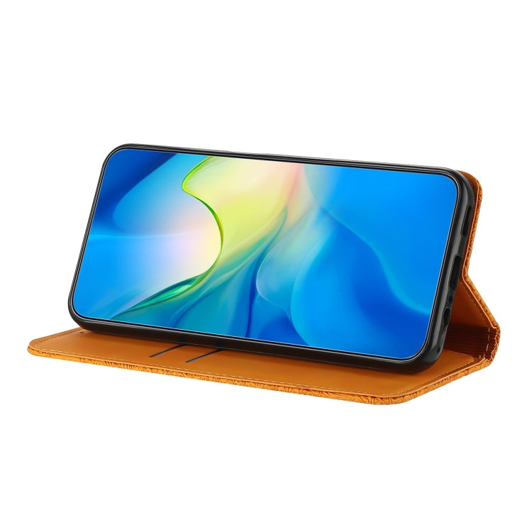 Ethnic Embossed Adsorption Leather Phone Case, For iPhone 12 Pro Max, For iPhone 11, For iPhone 11 Pro, For iPhone 11 Pro Max