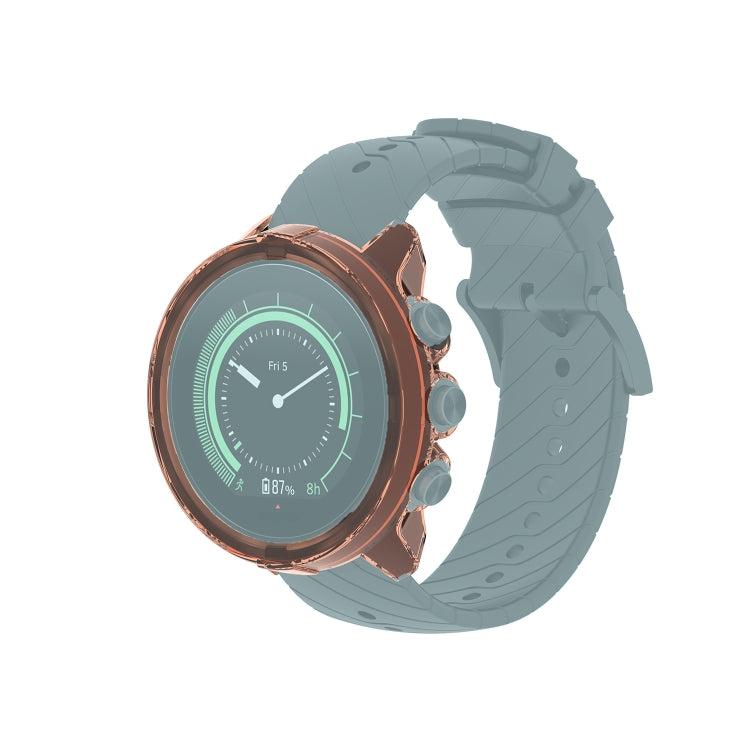 Coque de montre transparente en silicone TPU, compatible avec Suunto 9, Garmin Approach S62, Huawei Watch GT 2e et Amazfit 3