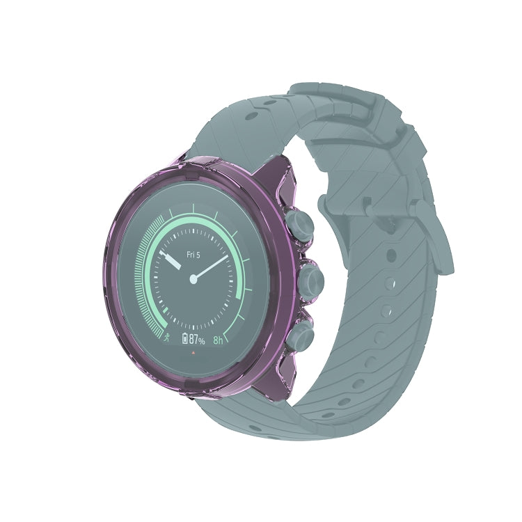 Coque de montre transparente en silicone TPU, compatible avec Suunto 9, Garmin Approach S62, Huawei Watch GT 2e et Amazfit 3