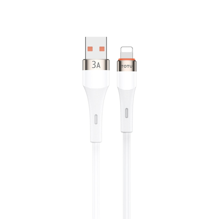 TOTU CB-2 Series USB to 8 Pin Aluminum Alloy Skin Feel Data Cable, 1m