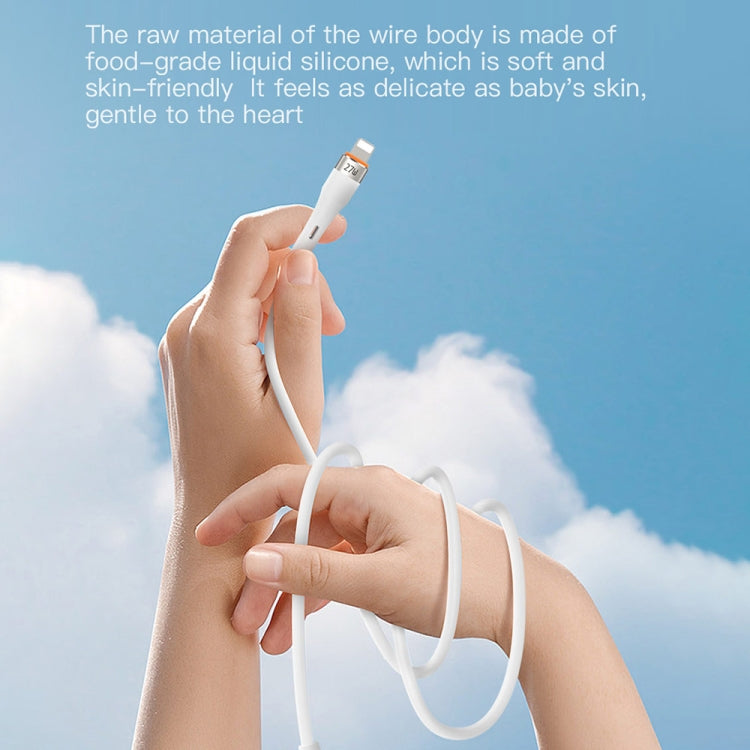 TOTU CB-2 Series USB to 8 Pin Aluminum Alloy Skin Feel Data Cable, 1m