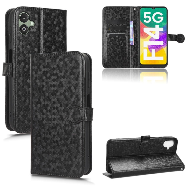 Honeycomb Dot Texture Leather Phone Case