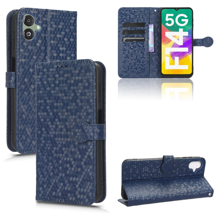 Honeycomb Dot Texture Leather Phone Case