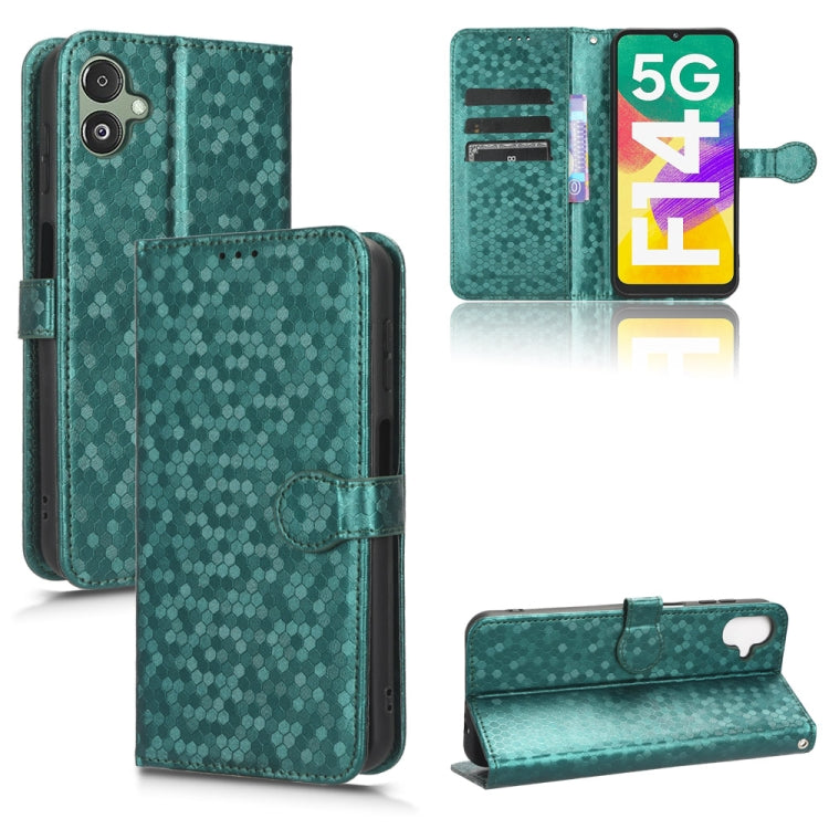 Honeycomb Dot Texture Leather Phone Case