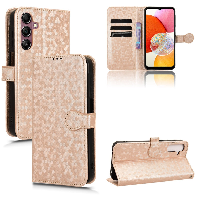 Honeycomb Dot Texture Leather Phone Case