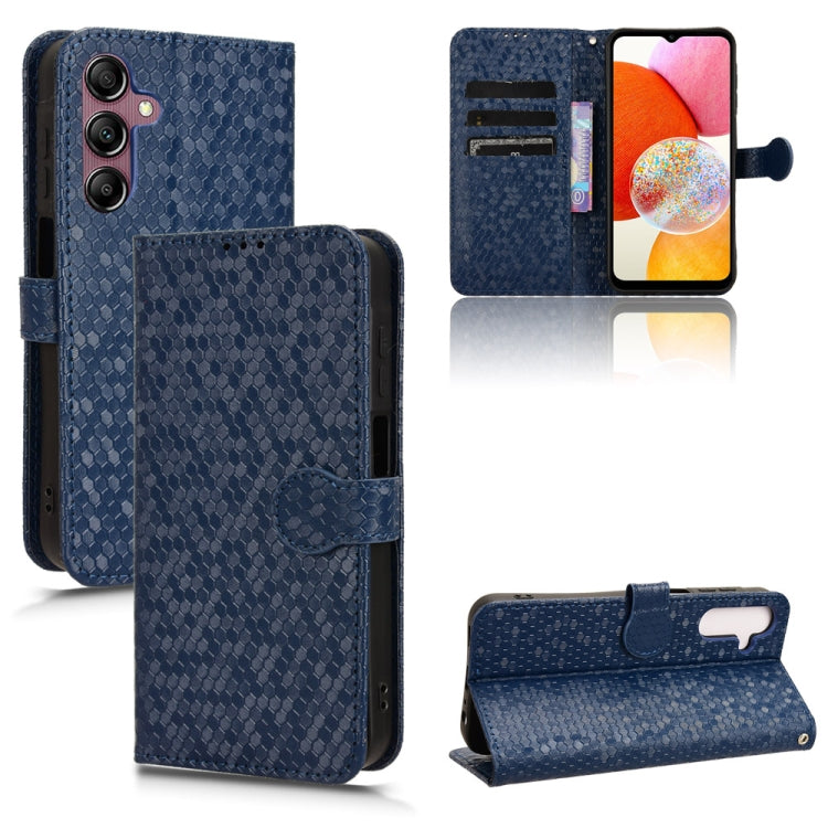 Honeycomb Dot Texture Leather Phone Case