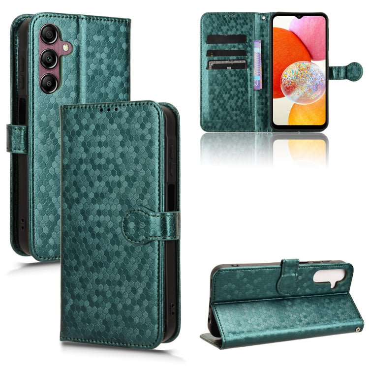 Honeycomb Dot Texture Leather Phone Case