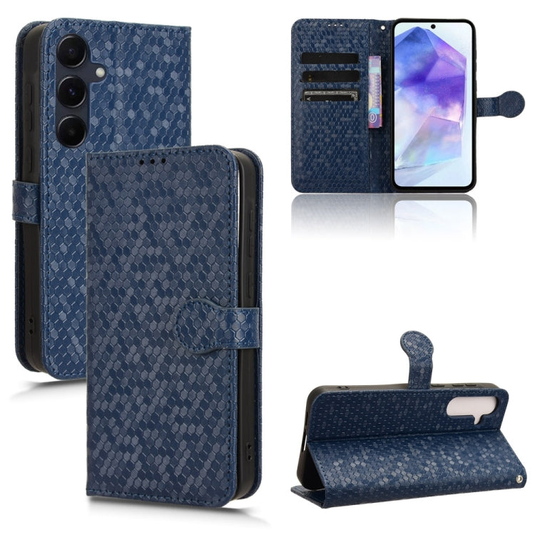 Honeycomb Dot Texture Leather Phone Case
