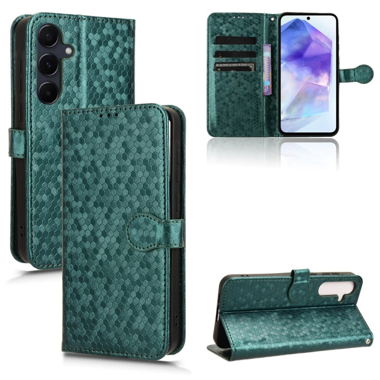 Honeycomb Dot Texture Leather Phone Case