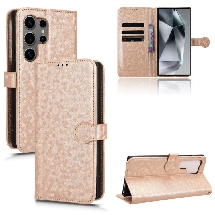 Honeycomb Dot Texture Leather Phone Case
