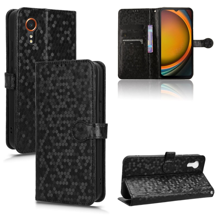 Honeycomb Dot Texture Leather Phone Case