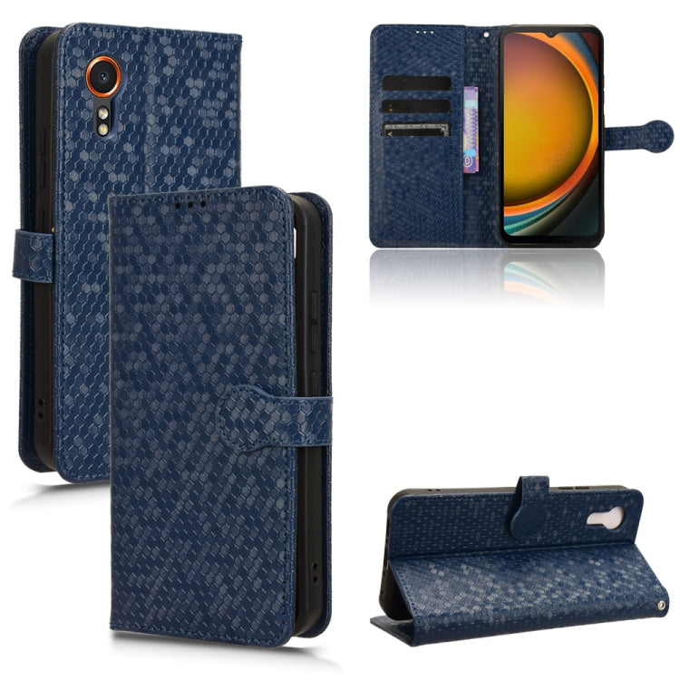 Honeycomb Dot Texture Leather Phone Case