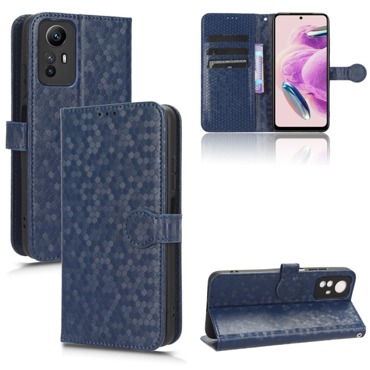 Honeycomb Dot Texture Leather Phone Case