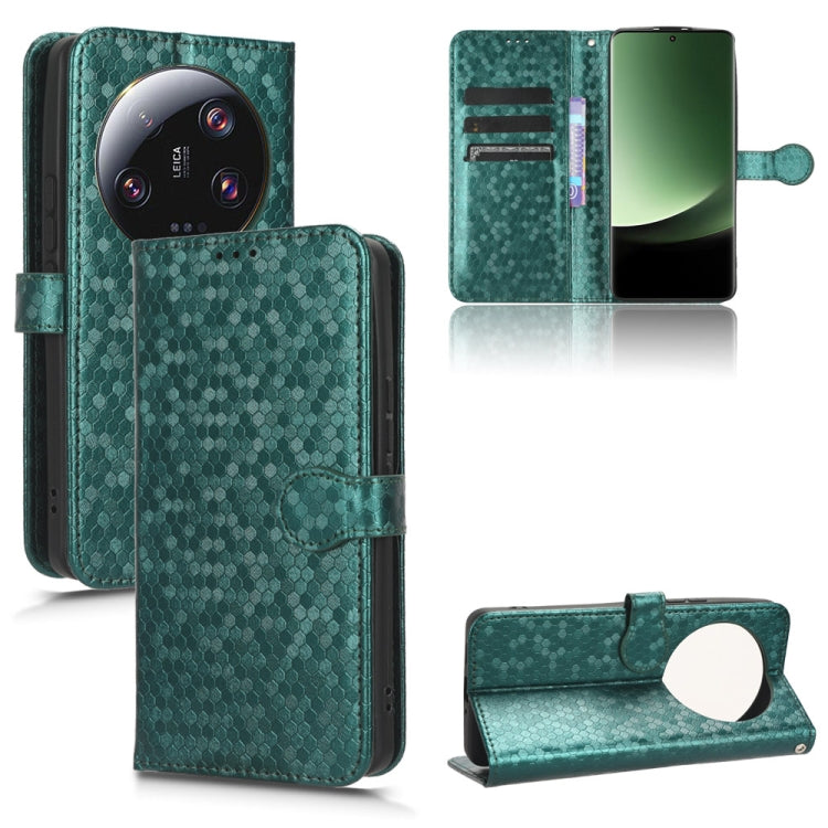 Honeycomb Dot Texture Leather Phone Case