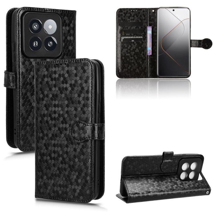 Honeycomb Dot Texture Leather Phone Case