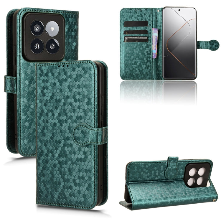 Honeycomb Dot Texture Leather Phone Case