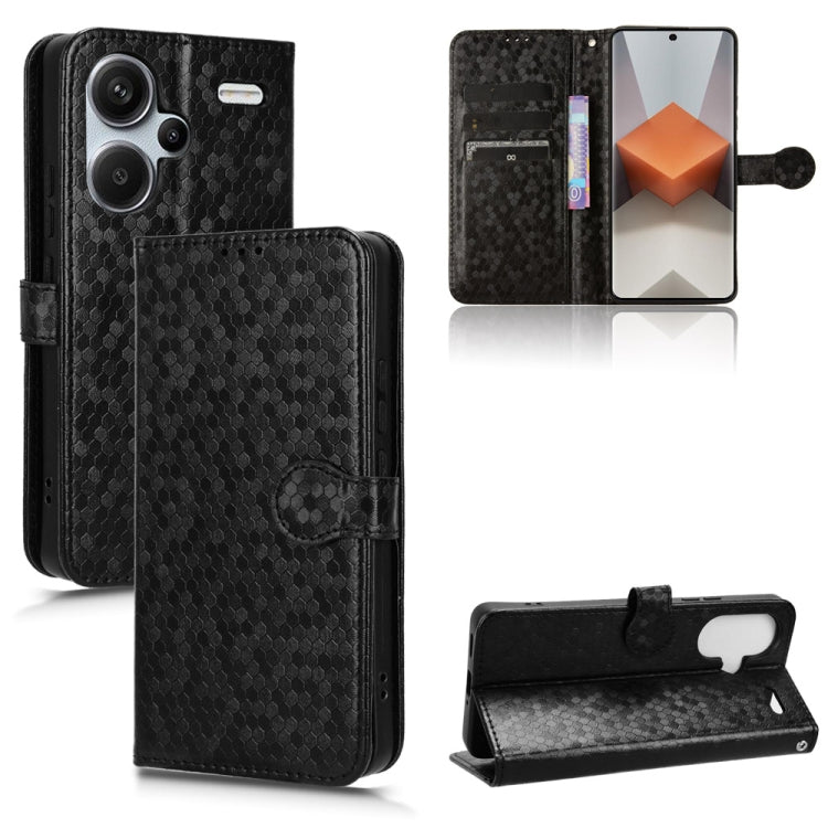 Honeycomb Dot Texture Leather Phone Case