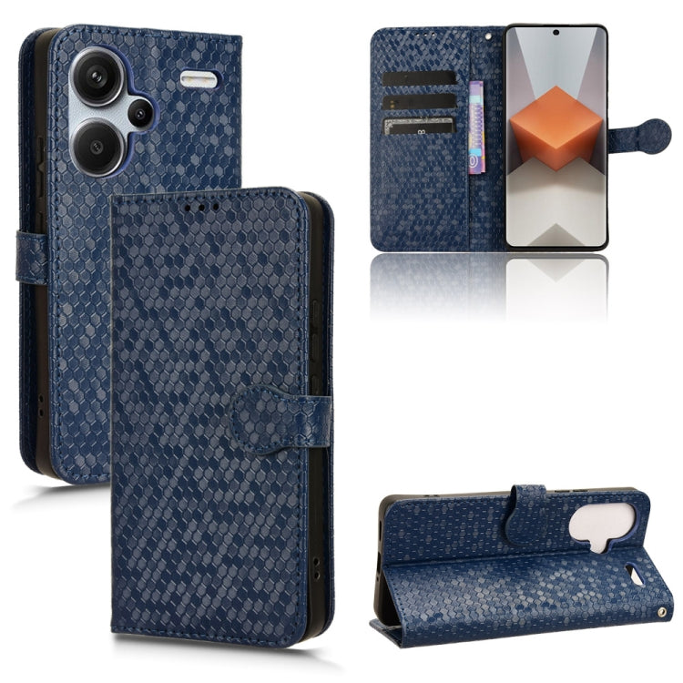 Honeycomb Dot Texture Leather Phone Case