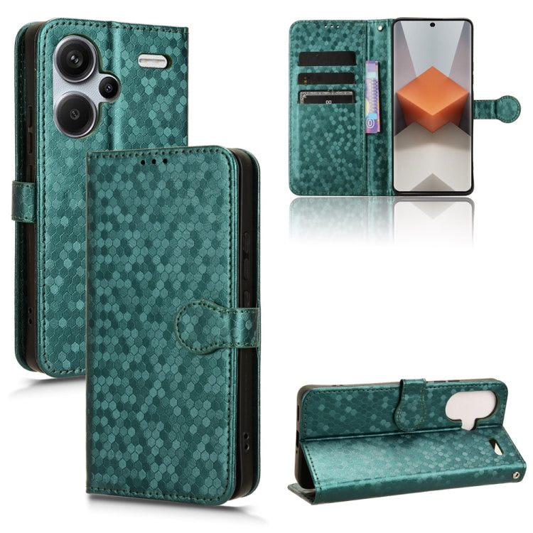 Honeycomb Dot Texture Leather Phone Case