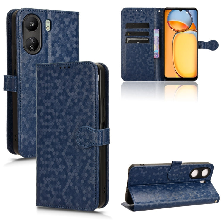 Honeycomb Dot Texture Leather Phone Case