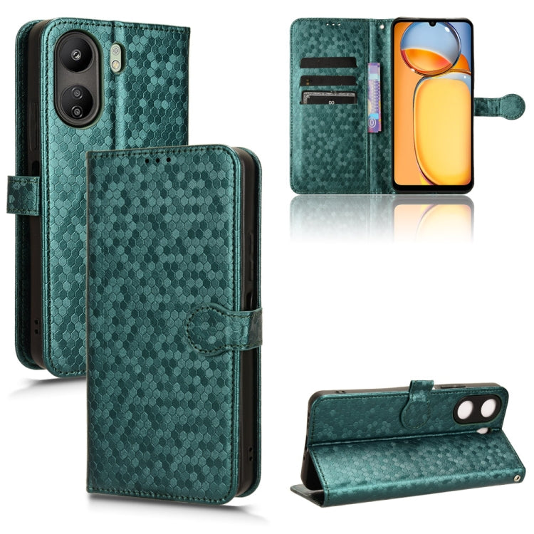 Honeycomb Dot Texture Leather Phone Case