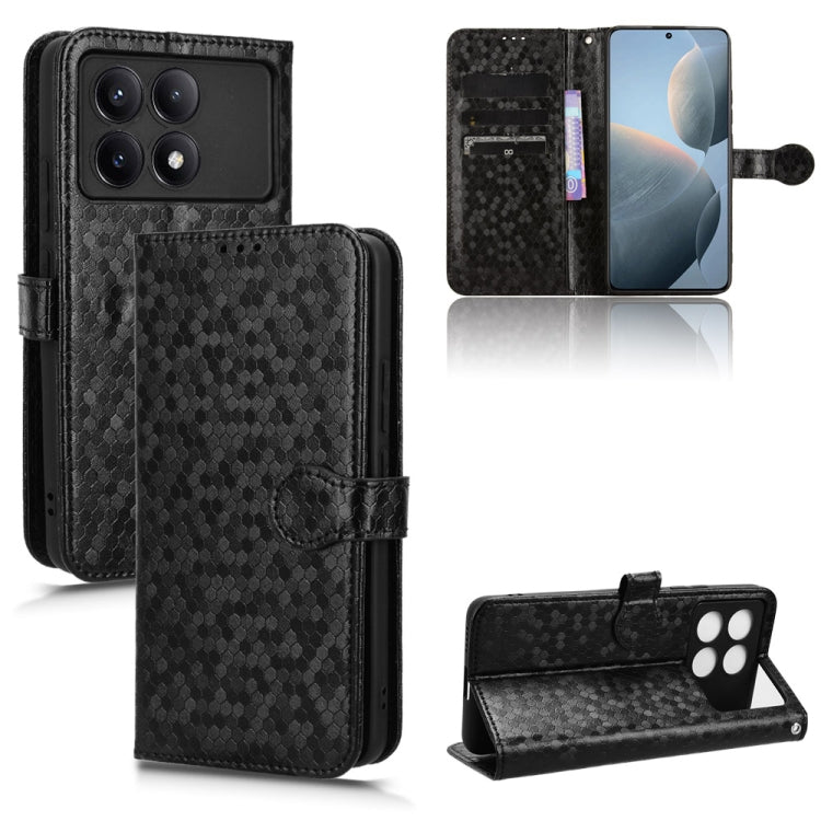 Honeycomb Dot Texture Leather Phone Case