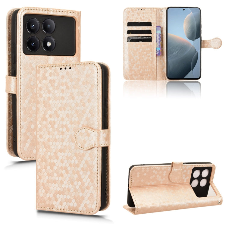 Honeycomb Dot Texture Leather Phone Case