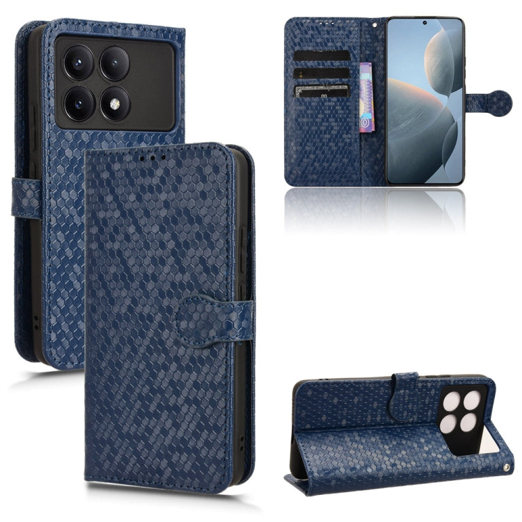 Honeycomb Dot Texture Leather Phone Case