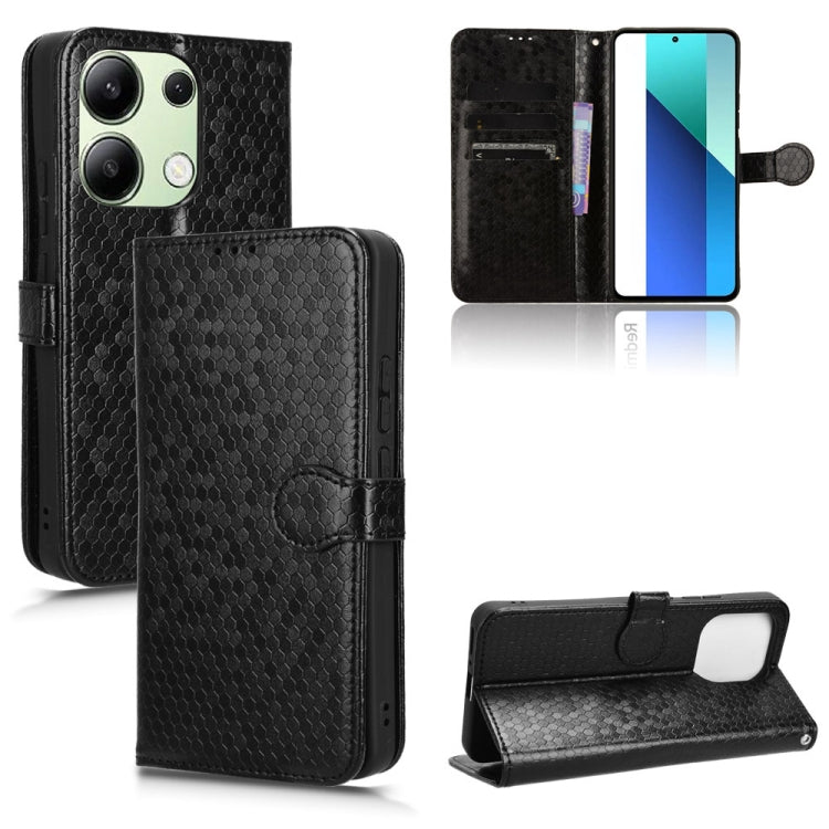 Honeycomb Dot Texture Leather Phone Case