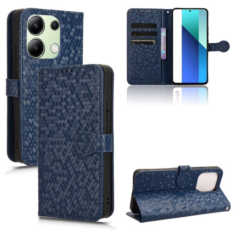 Honeycomb Dot Texture Leather Phone Case