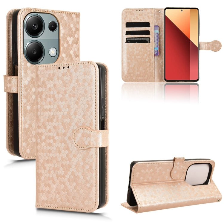 Honeycomb Dot Texture Leather Phone Case